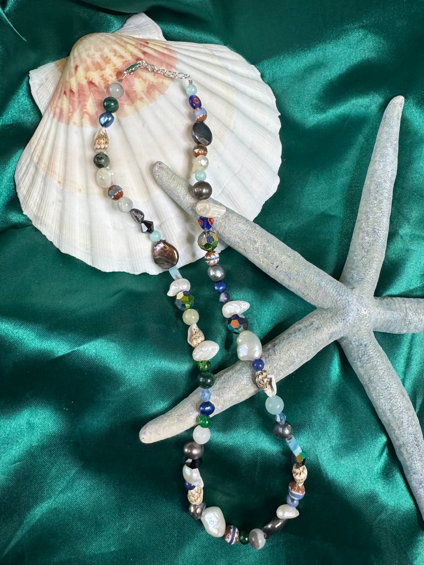 Multicoloured Beaded Necklace