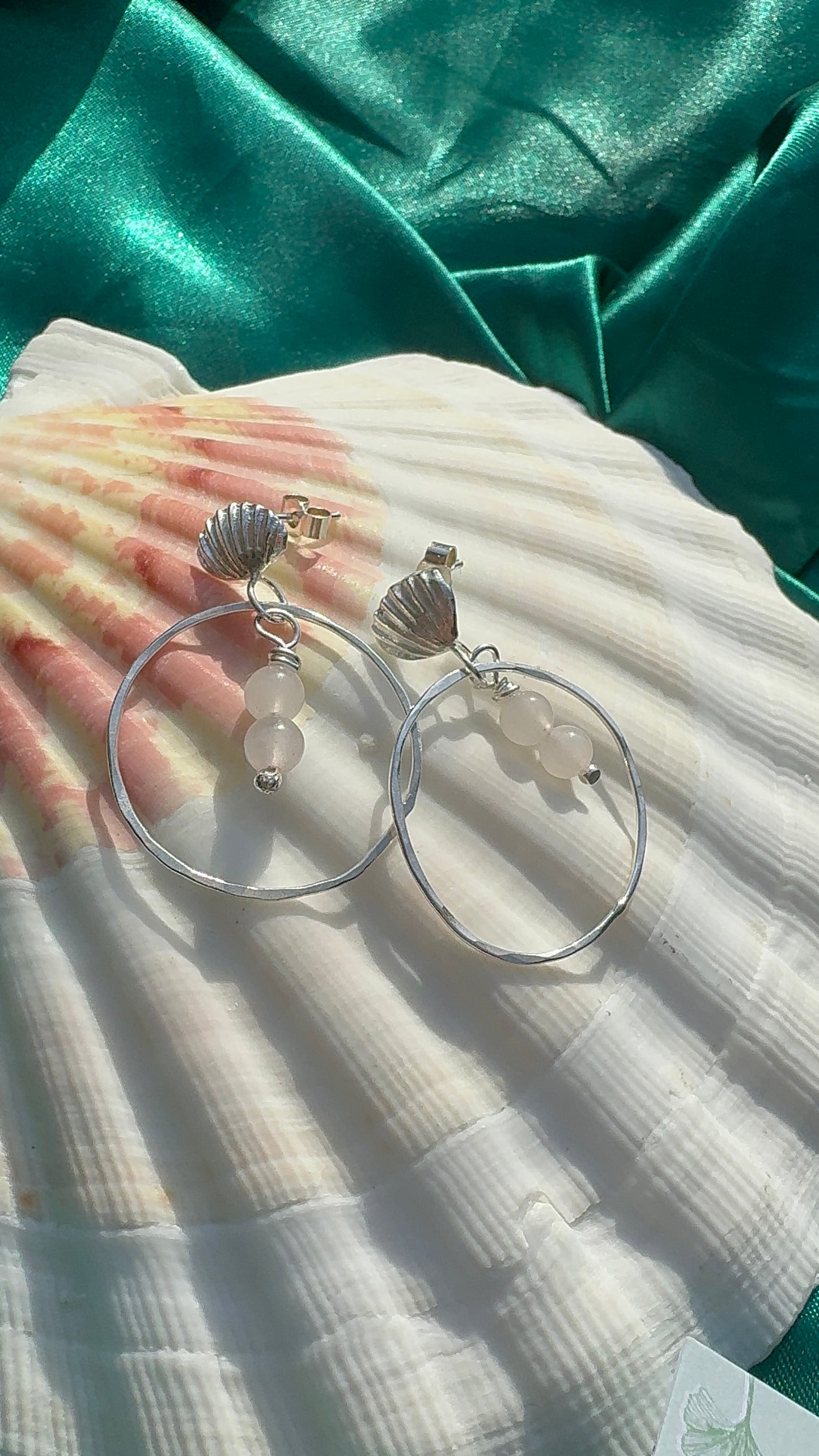 Seashell Drop Dangles