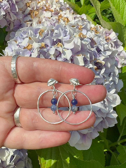 Cowrie Shell Drop Dangles