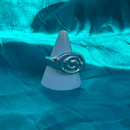 Swirling Signet Ring